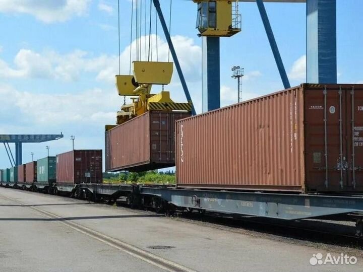 Жд перевозки, контейнерные перевозки, 20-40 футов