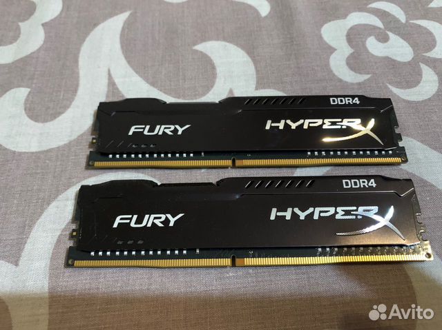 Оперативная память HyperX Fury 4 GB DDR 4 2400 MHz