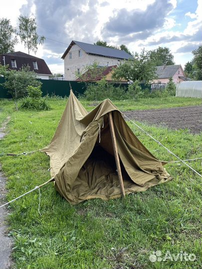 Палатка брезентовая СССР