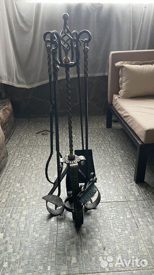 Кованный набор для камина