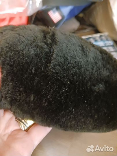 Шапка натуральная кожа мутон