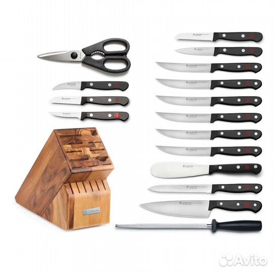 Набор ножей 16 предметов Wusthof Gourmet - новый