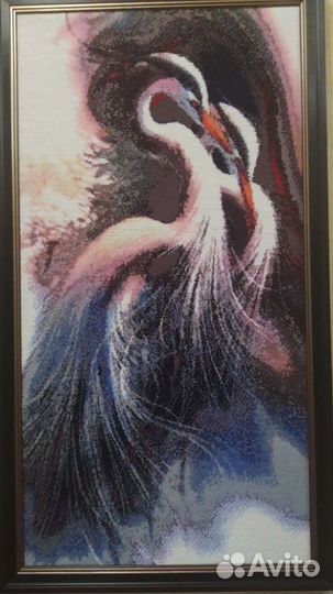 Картина бисером по авторской схеме 