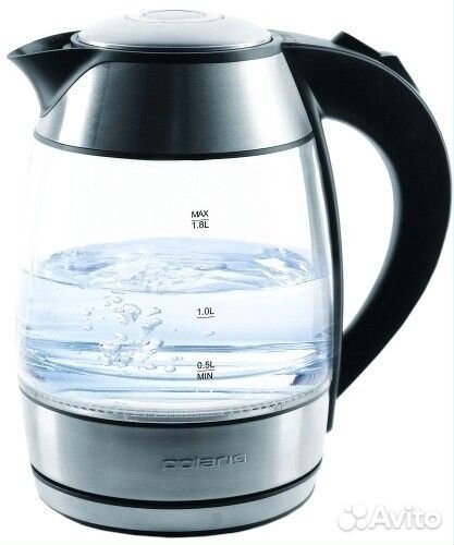 Электрочайник Polaris PWK 1850CGL новый, гарантия