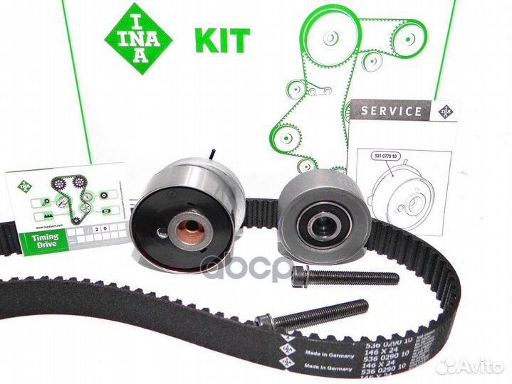 Комплект ремня грм opel INA 530045010 530072410