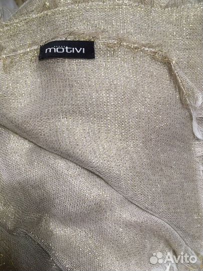 Новый большой палантин с люрексом Motivi Италия