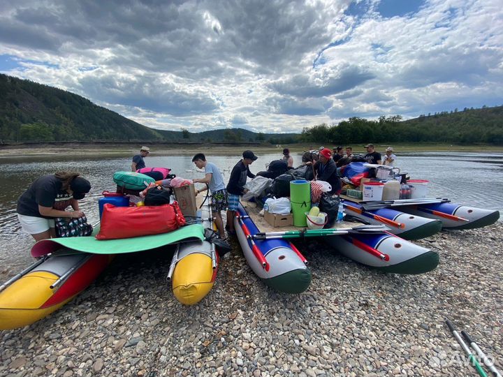 Сплав по реке белая