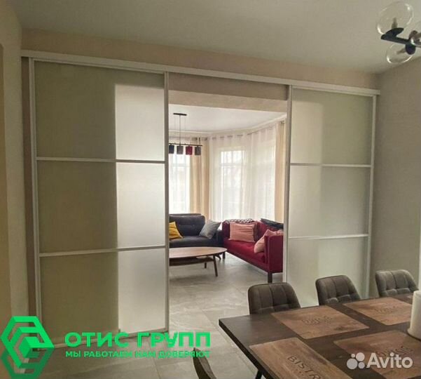 Стеклянные перегородки