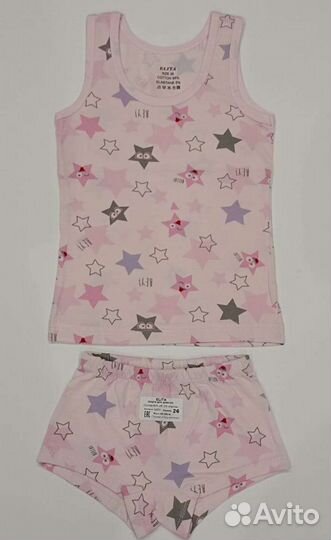 Коплект белья хлопковый для девочки