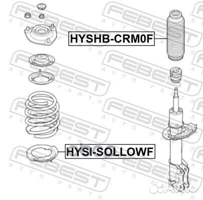 Пыльник амортизатора перед прав/лев hyundai
