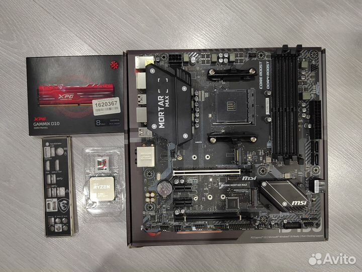 Комплект Msi B450M mortar MAX+Ryzen 5 5500+16 Гб