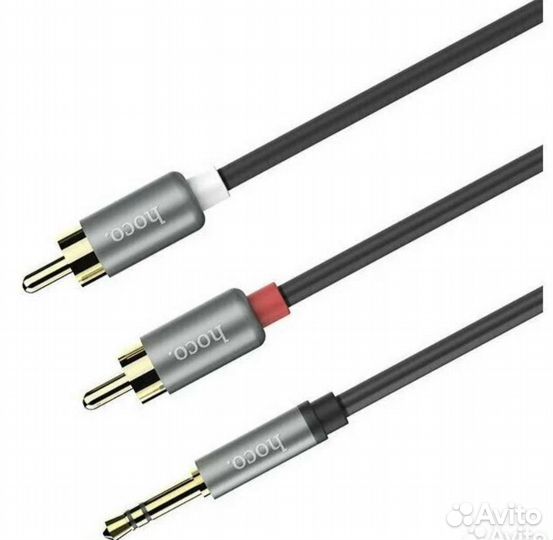 Акустический кабель Hoco 2Rca - Jack3,5
