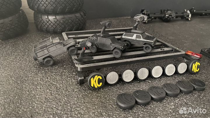 Модели 1/100 Traxxas TRX-4 и Axial SCX-10 III