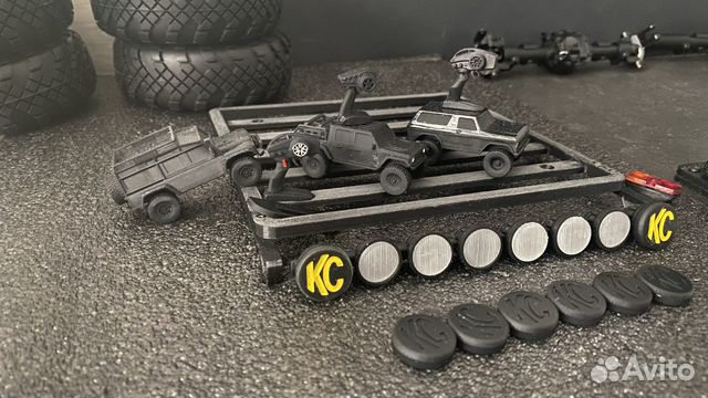 Модели 1/100 Traxxas TRX-4 и Axial SCX-10 III