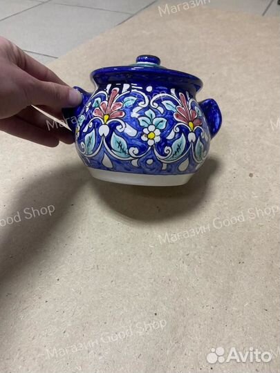 Сахарница Риштанская Керамика 0,5 л