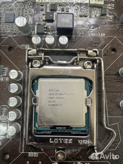 Asus H61M-K/intel core i5 3570