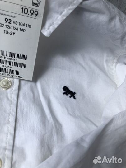 Рубашка для мальчика H&M 92