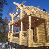 Строительство деревянных домов, бани крыши, Салехард