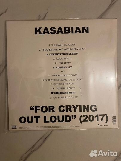 Пластинка Kasabian - For crying out loud