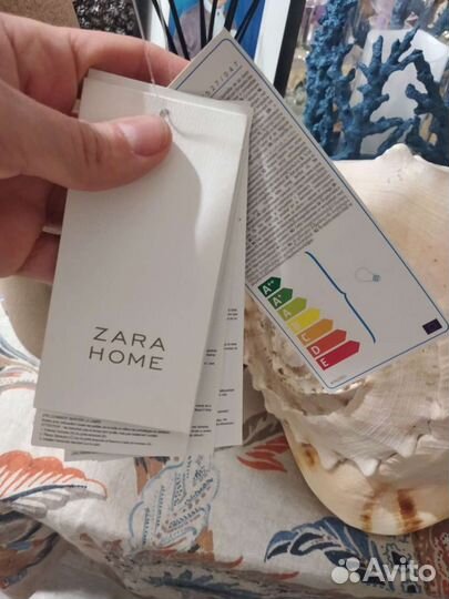 Zara home светильник настольная лампа