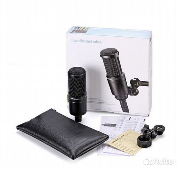 Новый микрофон AT2020 audio-technica студийный