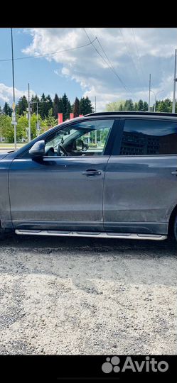 Подножки (пороги) на audi q 5 оригинал