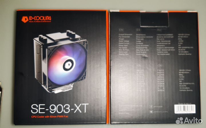 Новый кулер Id-cooling se-903xt