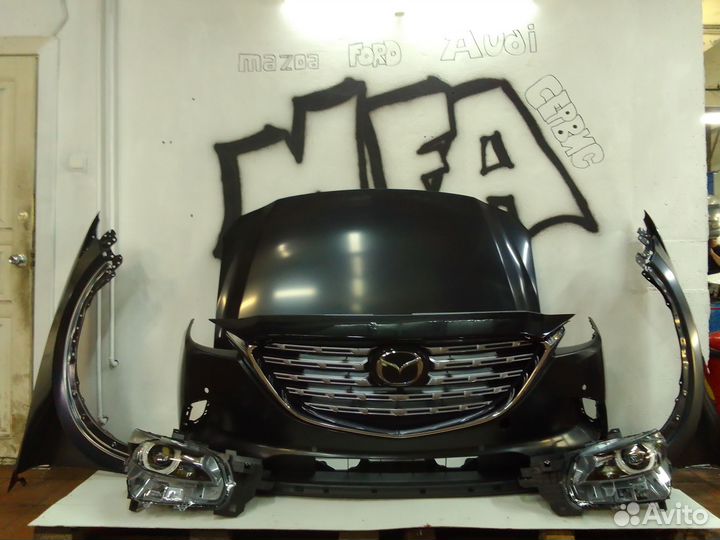 Ноускат капот бампер фара крыло панель mazda cx 9