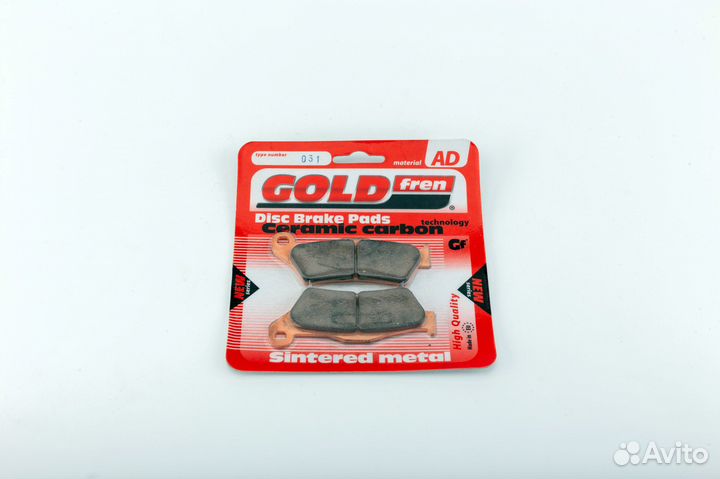 Колодки дискового тормоза Avantis Enduro FA181 GOL