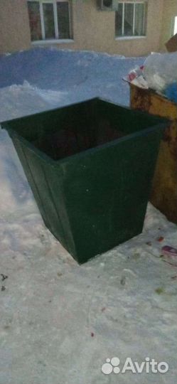 Мусорный бак металлический для тбо