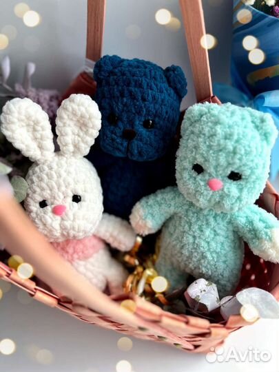 Вязаные игрушки ручной работы