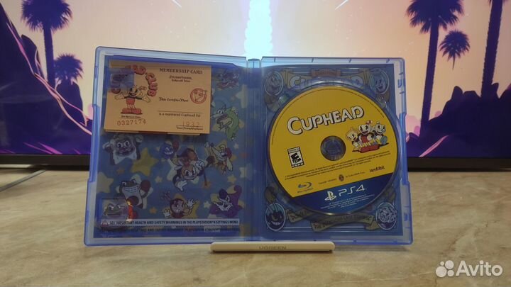 Cuphead ps4 диск