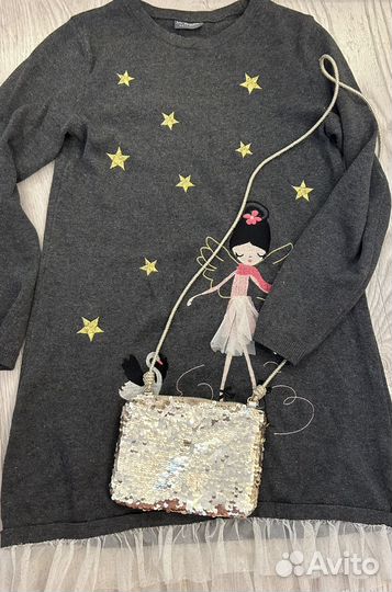 Вещи пакетом на девочку 134 140