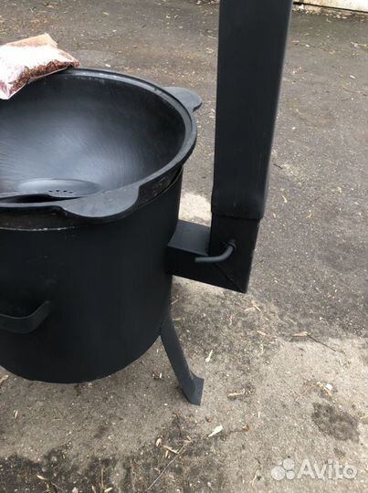 Печь для казана 16 литров с трубой