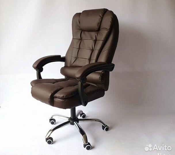Компьютерное кресло кожаное