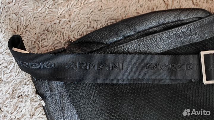 Сумка натуральная кожа, armani. Оригинал