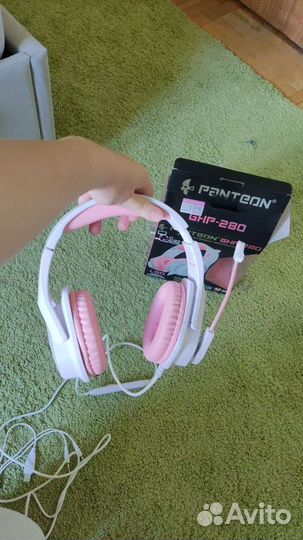 Наушники с микрофоном новые