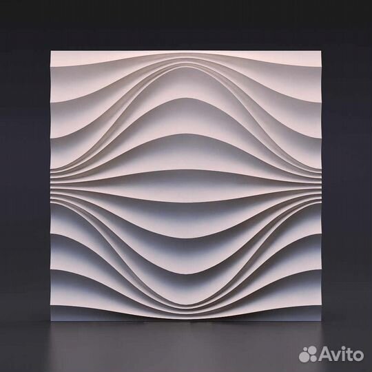 Гипсовая 3D панель 