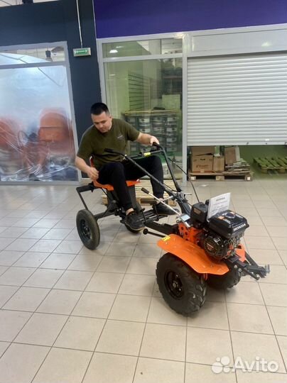 Мотоблок с адаптером GX340 Honda