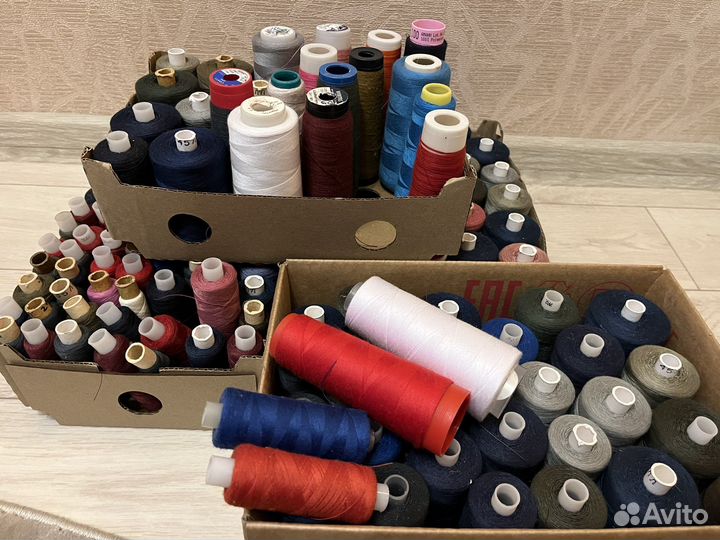 Нитки швейные