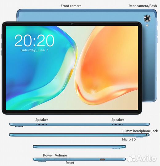 Планшет Teclast M40 Plus/10.1'/8GB/128GB/1920*1200