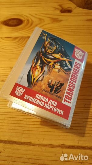 Папка для карточек, мини-биндер. topps Трансформер