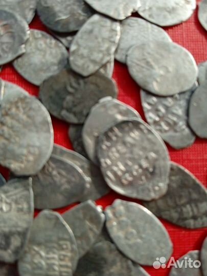 Мелкое серебро Руси 16-17 век