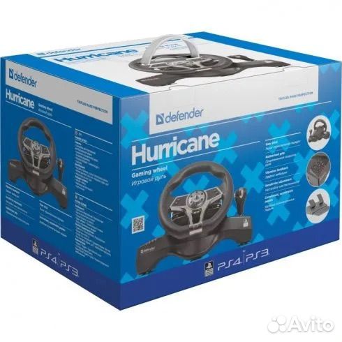 Руль defender для ps3 ps4 PC hurican