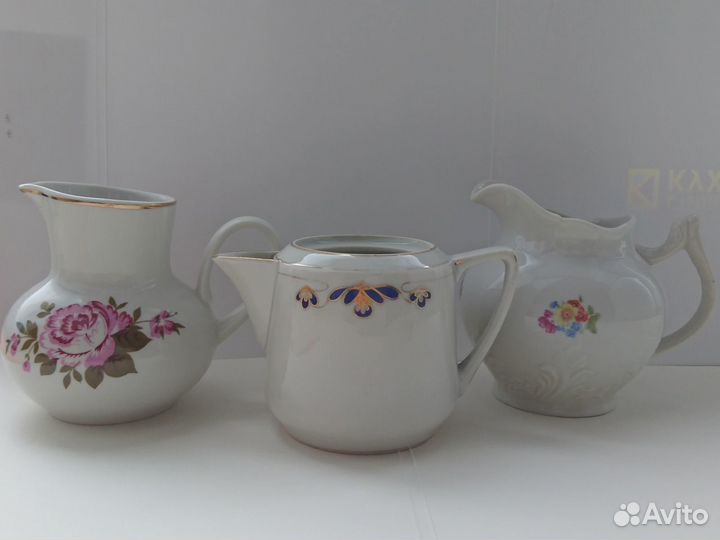 Молочники фарфор Вербилки, Дулево