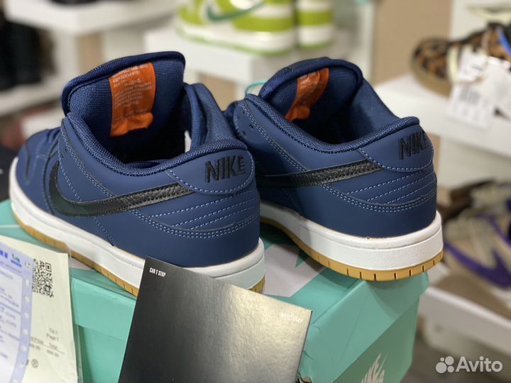Кроссовки nike sb dunk blue