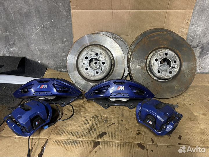 Тормоза bmw m performance 395 перед 370 зад