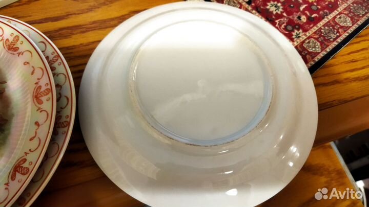 3 тарелки гдр Мадонна сервиз столовый 19см