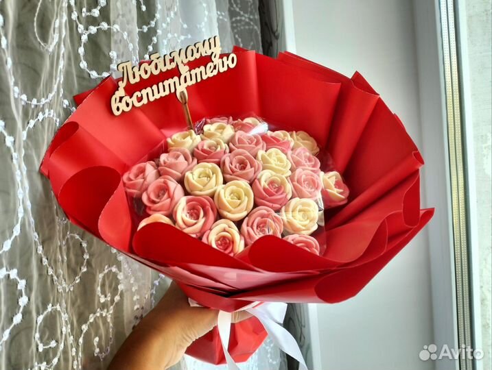 Букет из шоколадных роз