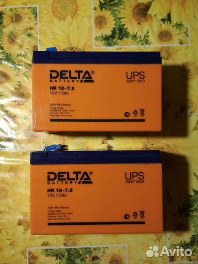 Аккумулятор Delta HR12-7,2 UPS